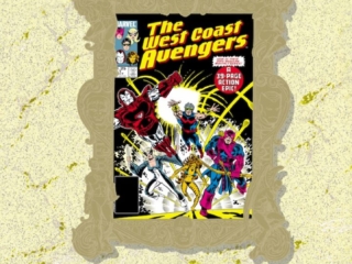 Marvel Masterworks Vol. 375: Avengers West Coast HC โย Variant Edition Marvel Masterworks Vol. 375: Avengers West Coast HC – Variant Edition dust jacket cover