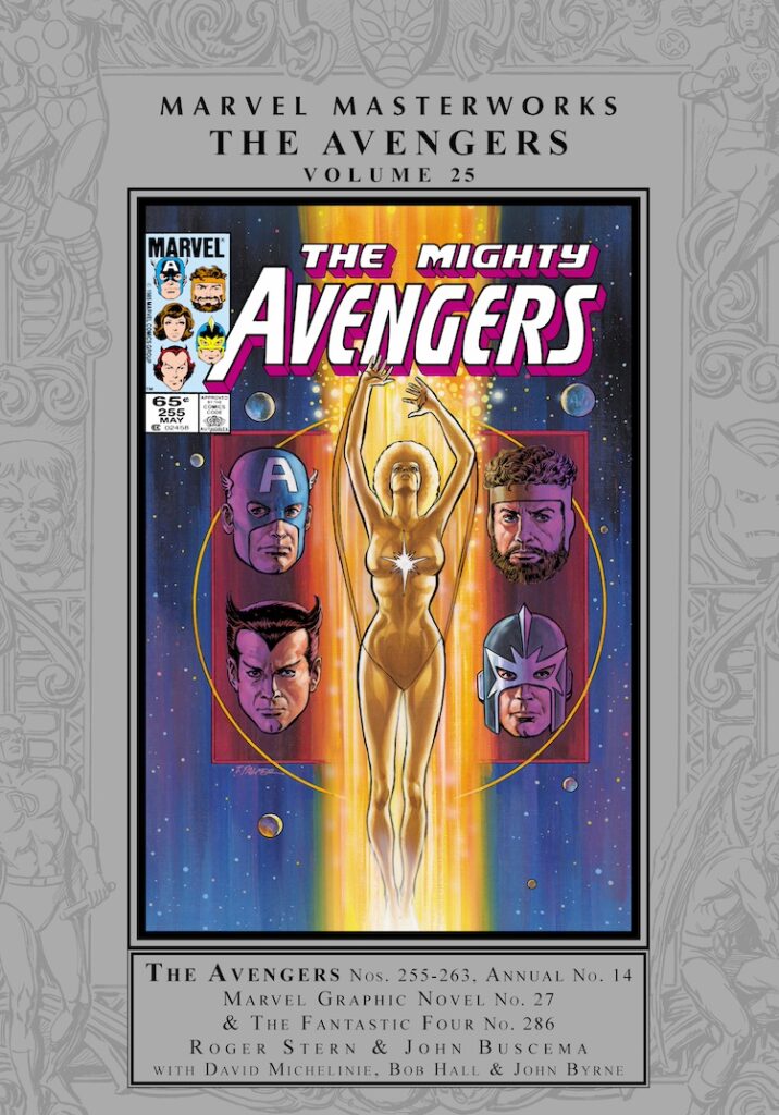 Marvel Masterworks: Avengers Vol. 25 HC – Regular Edition dust jacket cover