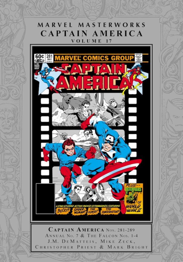 Marvel Masterworks: Captain America Vol. 17 HC – Regular Edition dust jacket cover