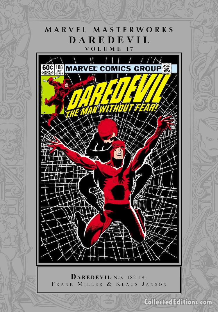 Marvel Masterworks: Daredevil Vol. 17 HC – Regular Edition dust jacket cover