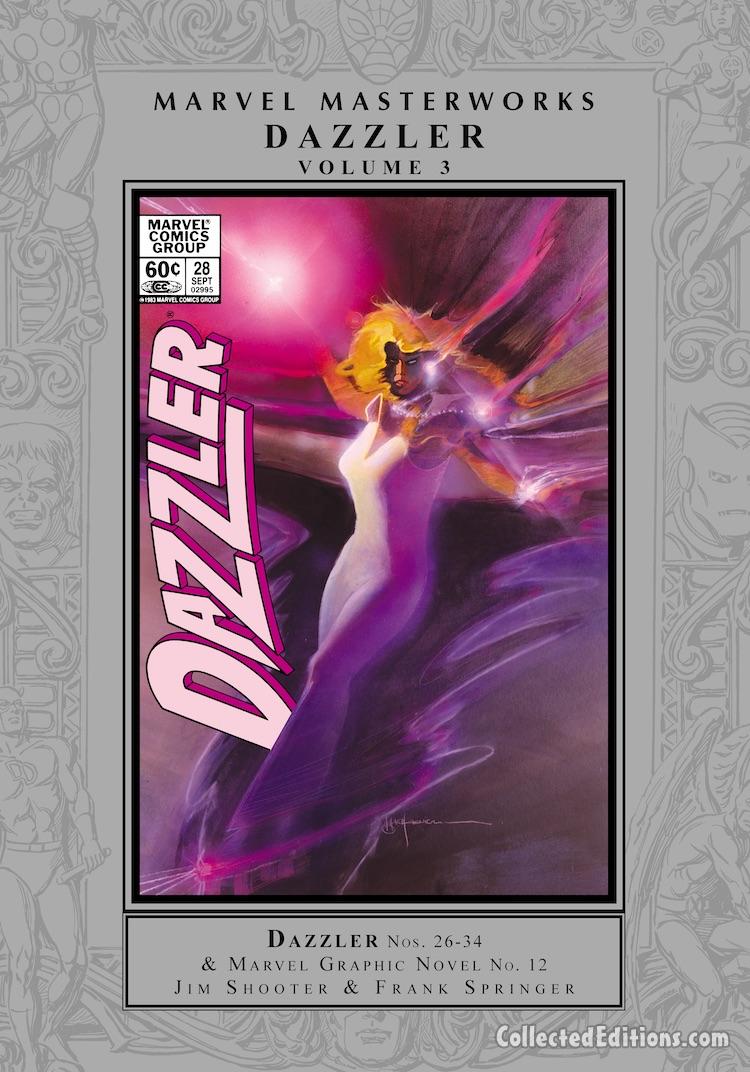 Marvel Masterworks Vol. 323: Dazzler HC – Variant Edition dustjacket cover