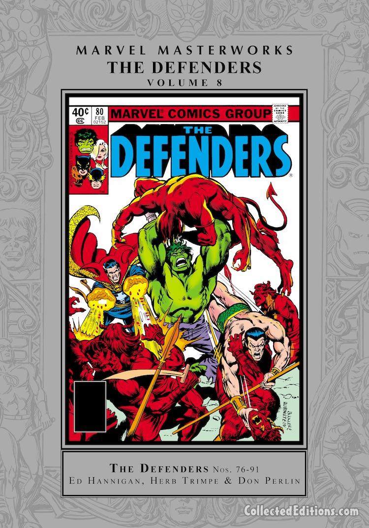 Marvel Masterworks: Defenders Vol. 8 HC – Regular Edition dustjacket cover