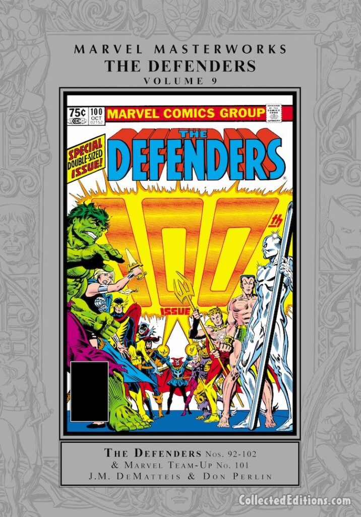Marvel Masterworks: Defenders Vol. 9 HC – Regular Edition dust jacket cover