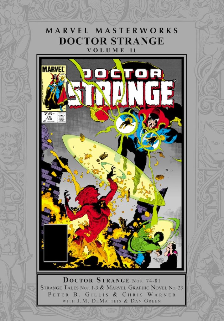 Marvel Masterworks: Doctor Strange Vol. 11 HC – Regular Edition dustjacket cover