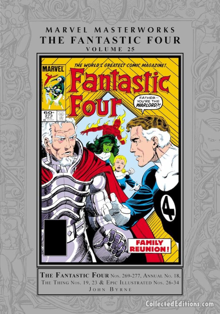 Marvel Masterworks: Fantastic Four Vol. 25 HC – Regular Edition dust jacket cover