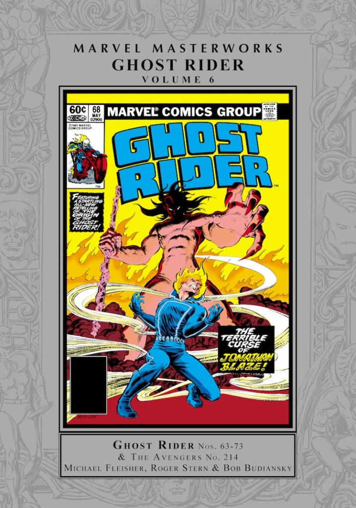 Marvel Masterworks: Ghost Rider Vol. 6 HC – Regular Edition dustjacket cover