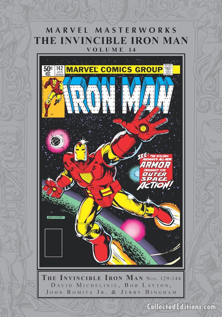 Marvel Masterworks: Iron Man Vol. 14 HC – Regular Edition dustjacket cover