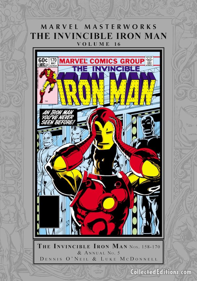 Marvel Masterworks: Iron Man Vol. 16 HC – Regular Edition dustjacket cover