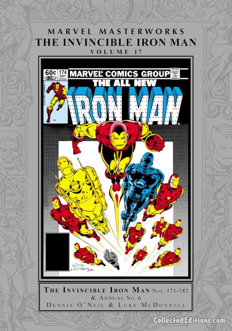 Marvel Masterworks: Iron Man Vol. 17 HC – Regular Edition dustjacket cover