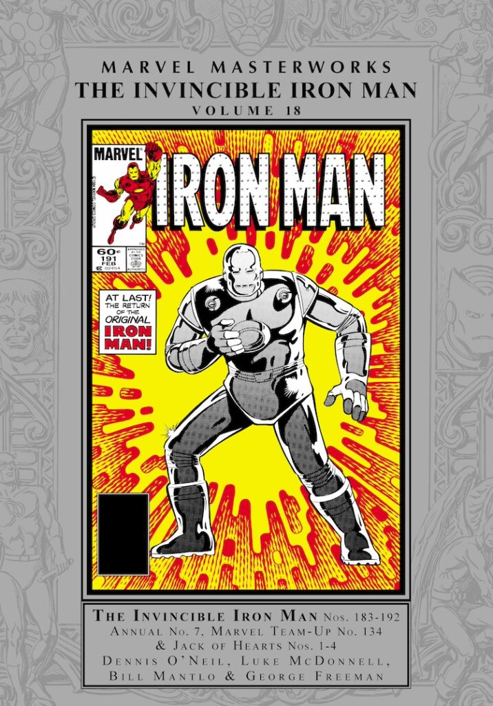 Marvel Masterworks: Iron Man Vol. 18 HC – Regular Edition dustjacket cover