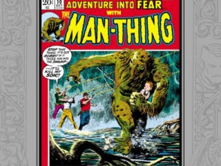 Marvel Masterworks: Man-Thing Vol. 1 HC – Regular Edition dust jacket cover