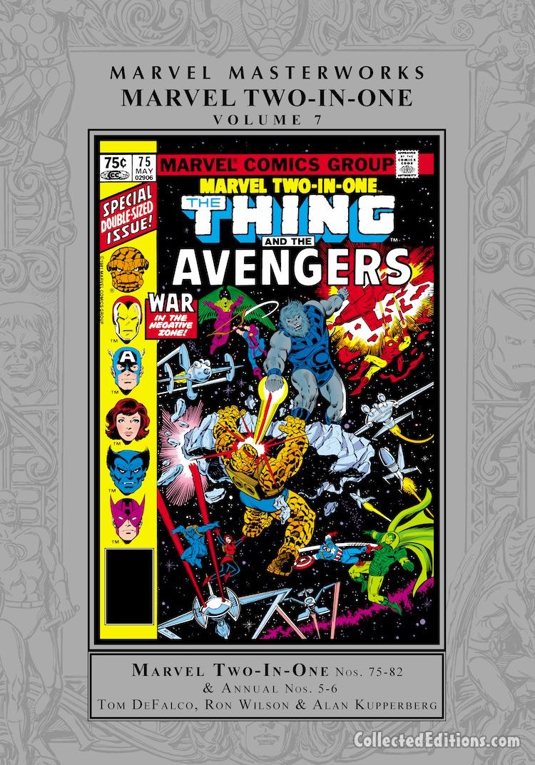 Marvel Masterworks: Marvel Two-In-One Vol. 7 HC – Regular Edition dust jacket cover