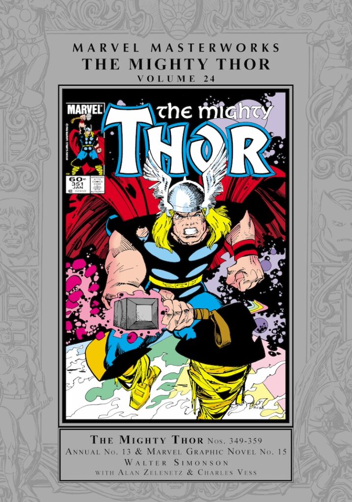 Marvel Masterworks: Thor Vol. 24 HC – Regular Edition dustjacket cover