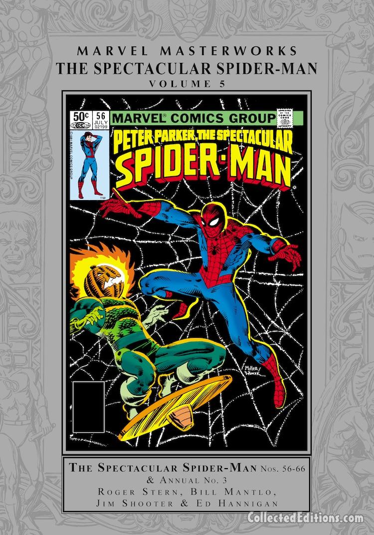 Marvel Masterworks: Spectacular Spider-Man Vol. 5 HC – Regular Edition  dustjacket cover