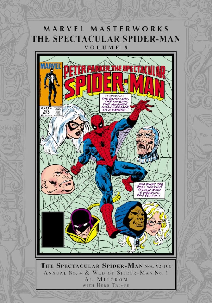 Marvel Masterworks: Spectacular Spider-Man Vol. 8 HC – Regular Edition dust jacket cover