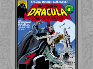 Marvel Masterworks: Tomb of Dracula Vol. 6 HC &ndash; Regular Edition dust jacket cover Gene Colan Clover Press