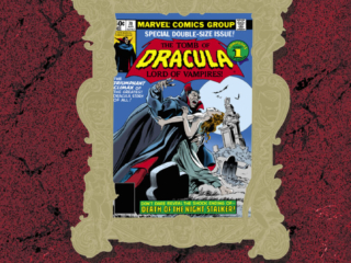 Marvel Masterworks Vol. 393: Tomb of Dracula HC &ndash;&nbsp;Variant Edition dust jacket cover Clover Press Gene Colan