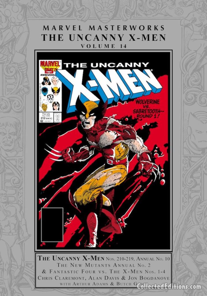 Marvel Masterworks: Uncanny X-Men Vol. 14 HC – Regular Edition dustjacket cover