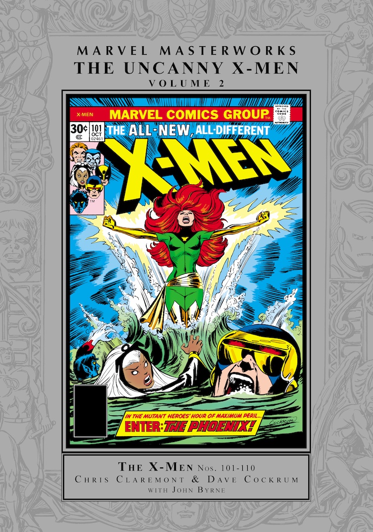 Marvel Masterworks: Uncanny X-Men Vol. 2 HC – 2024 ReMasterworks Regular Edition dust jacket cover