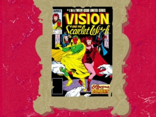 Marvel Masterworks Vol. 376: The Vision and the Scarlet Witch 1 HC &ndash; Variant Edition dust jacket cover
