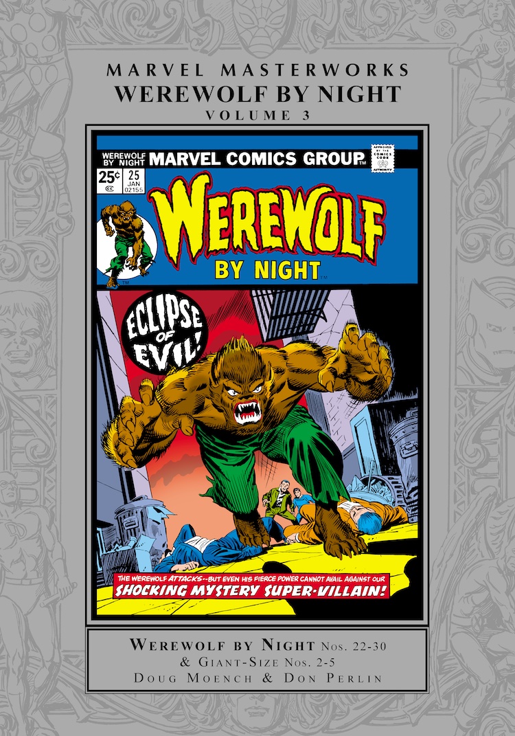 Marvel Masterworks: Werewolf by Night Vol. 3 HC – Regular Edition dust jacket cover