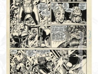 Marvel Universe by Arthur Adams Omnibus HC bonus content: X-Men Annual #14, pg. 20 original art; inks by Dan Green