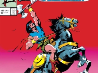 Conan the Barbarian: The Original Marvel Years Omnibus Vol. 7 HC – Variant Edition (John Buscema) dustjacket cover