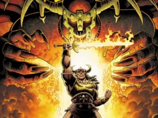 Conan the Barbarian: The Original Marvel Years Omnibus Vol. 8 HC &ndash;&nbsp;Regular Cover (Arthur Adams) dustjacket