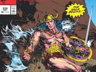Conan the Barbarian: The Original Marvel Years Omnibus Vol. 9 HC – Variant Edition (Michael Higgins cover) dustjacket