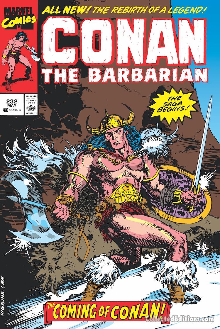 Conan the Barbarian: The Original Marvel Years Omnibus Vol. 9 HC – Variant Edition (Michael Higgins cover) dustjacket