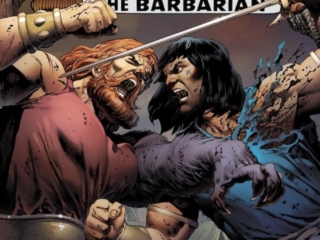 Conan the Barbarian: The Original Marvel Years Omnibus Vol. 6 HC &ndash; Regular Edition (Alex Ross) dustjacket cover