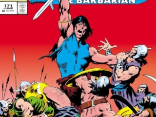 Conan the Barbarian: The Original Marvel Years Omnibus Vol. 6 HC &ndash; Variant Edition (John Buscema) dustjacket cover
