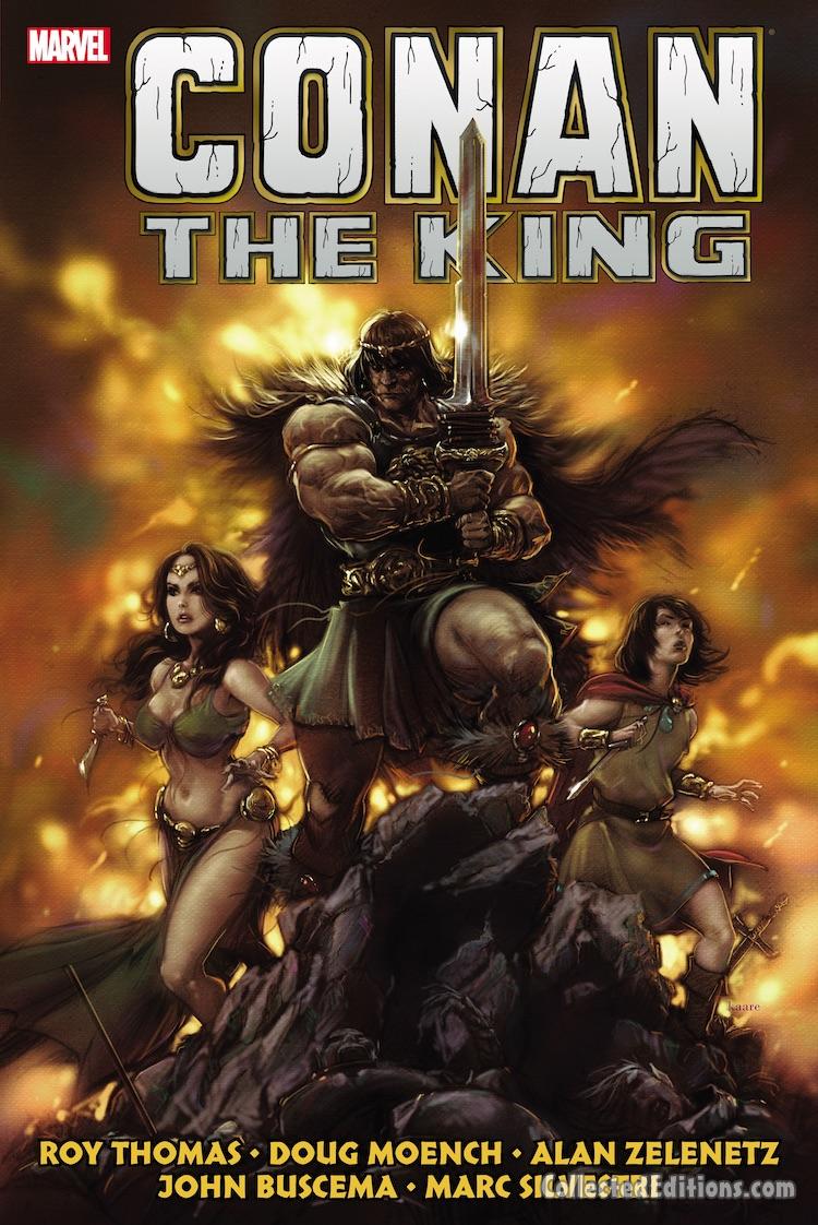 Conan the King Omnibus Vol. 1 HC – Regular Edition (Kaare Andrews) dustjacket cover