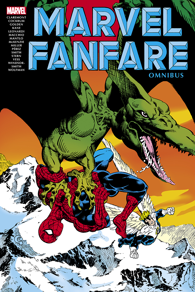 Marvel Fanfare Omnibus Vol. 1 HC – Regular Edition (Michael Golden art) dustjacket cover