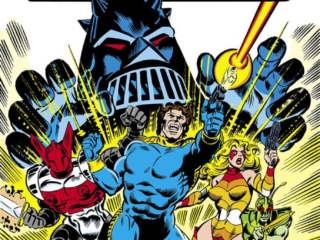 The Micronauts: The Original Marvel Years Omnibus Vol. 1 HC &ndash;&nbsp;Regular Edition (Dave Cockrum) dust jacket cover