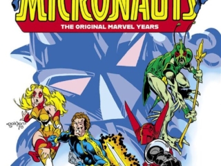 The Micronauts: The Original Marvel Years Omnibus Vol. 1 HC &ndash;&nbsp;Variant Edition (Michael Golden) dust jacket cover