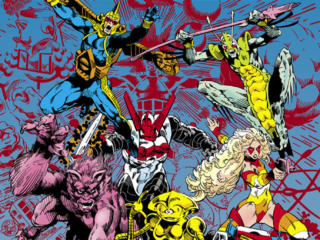 The Micronauts: The Original Marvel Years Omnibus Vol. 2 HC – Regular Edition (Michael Golden) dust jacket cover