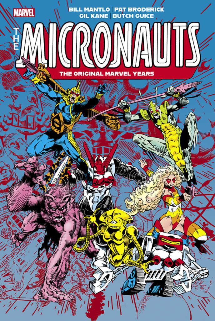 The Micronauts: The Original Marvel Years Omnibus Vol. 2 HC – Regular Edition (Michael Golden) dust jacket cover