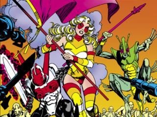 The Micronauts: The Original Marvel Years Omnibus Vol. 2 HC &ndash;&nbsp;Variant Edition (Gil Kane) dust jacket cover