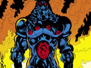 Micronauts: The Original Marvel Years Omnibus Vol. 3 HC &ndash;&nbsp;Variant Edition (Kelley Jones art) dust jacket cover