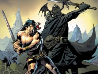 Savage Sword of Conan Omnibus Vol. 7 HC &ndash;&nbsp;Regular Edition (Kevin Nowlan) dustjacket cover