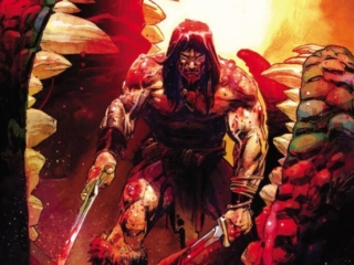 Savage Sword of Conan: The Original Marvel Years Omnibus Vol. 8 HC &ndash;&nbsp;Regular Cover (Nic Klein art) dustjacket cover