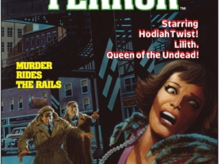 Marvel Preview #16 cover; painted art, Gene Colan, Tom Palmer; Murder Rides the Rails, Starring Hodiah Twist, Lilith, Queen of the Undead