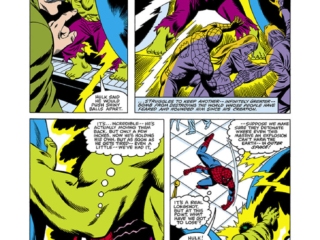Marvel Team-Up Annual #2, pg. 32; pencils, Alan Kupperberg; inks, Jack Abel; Spider-Man; Incredible Hulk