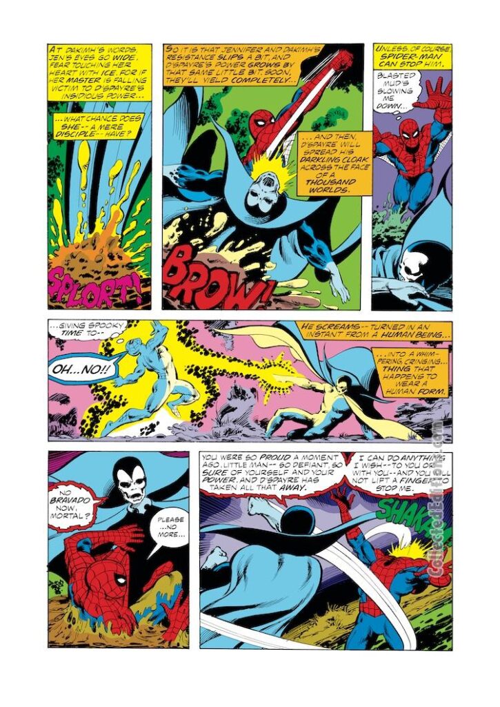 Marvel Team-Up #68, pg. 13; pencils, John Byrne; inks, Bob Wiacek; D’Spayre