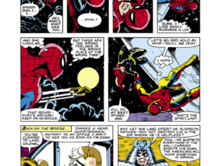 Marvel Team-Up #84, pg. 8; layouts, Sal Buscema; pencils and inks, Steve Leialoha; Spider-Man; Black Widow, Viper, Silver Samurai, Nick Fury