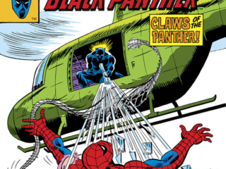 Marvel Team-Up #87 cover; pencils and inks, Al Milgrom; Spider-Man, Black Panther, Claws of the Panther