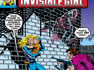 Marvel Team-Up #88 cover; pencils, Rich Buckler; inks, Rick Buckler/Al Milgrom; Spider-Man, Invisible Girl, Franklin Richards, Susan Storm, Your power to make things invisible can&rsquo;t save you now, That&rsquo;s what you think