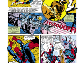 Marvel Team-Up #89, pg. 9; pencils, Michael Netzer; inks, Joe Rubinstein; Spider-Man, Nightcrawler, Cutthroat