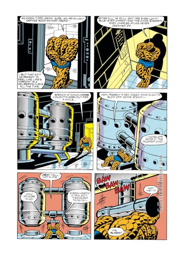 Marvel Two-In-One Annual #6, pg. 2; pencils, Ron Wilson; inks, Gene Day; The Thing, Ben Grimm